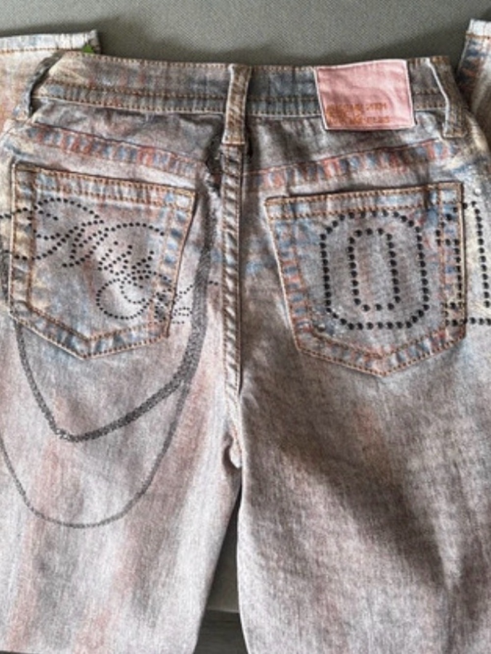 Miss Me BLACK Mara Graphic Slim Wide Jeans 27 Festival Concert Coachella